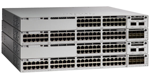 Cisco C9300L-48UXG-2Q-E – Managed Switch – 48×10G, 2×QSFP+, L2+/L3, PoE 675 W, 19" Rack