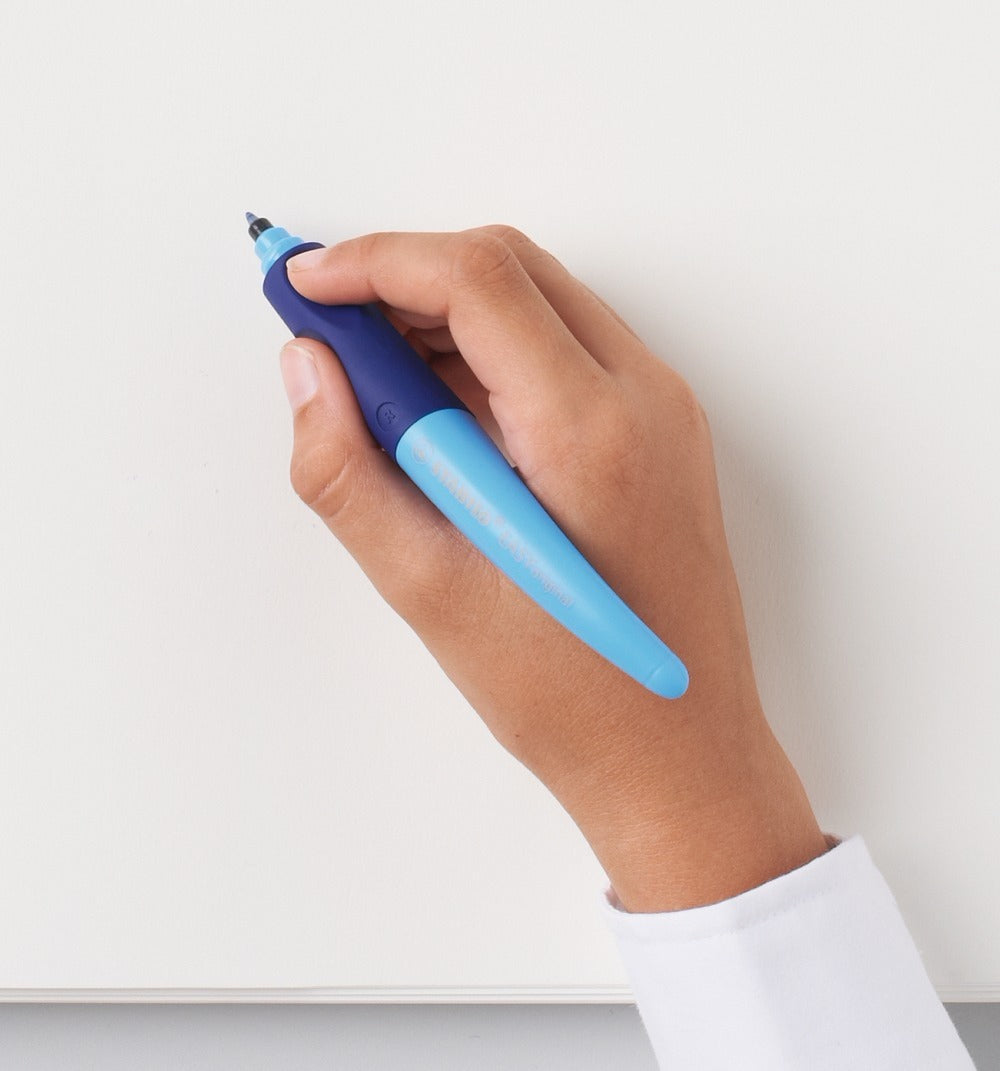 STABILO EASYoriginal Start – Tintenroller, mit Kappe, 0,5 mm, Blau, für Rechtshänder