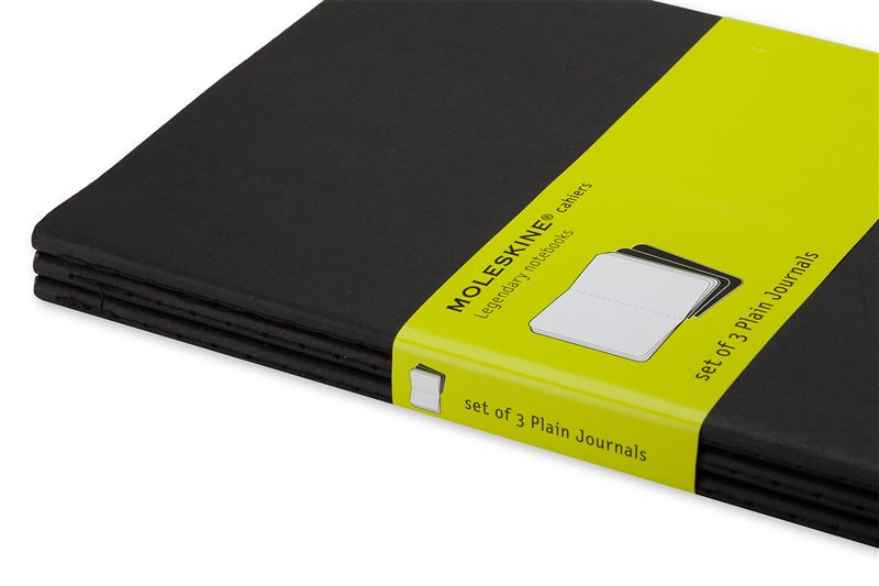 Moleskine Cahier Notizheft – 90 × 140 mm – blanko – 64 Blatt – 70 g/m² – Hardcover, schwarz