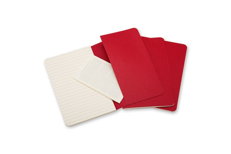 Moleskine Cahier Notizheft – A6 – liniert – Fadenheftung, 16 heraustrennbare Seiten, Innentasche