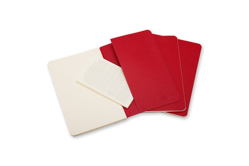 Moleskine Cahier Notizheft – A5 – blanko – Fadenheftung, perforiert, Innentasche, 16 heraustrennbare Seiten