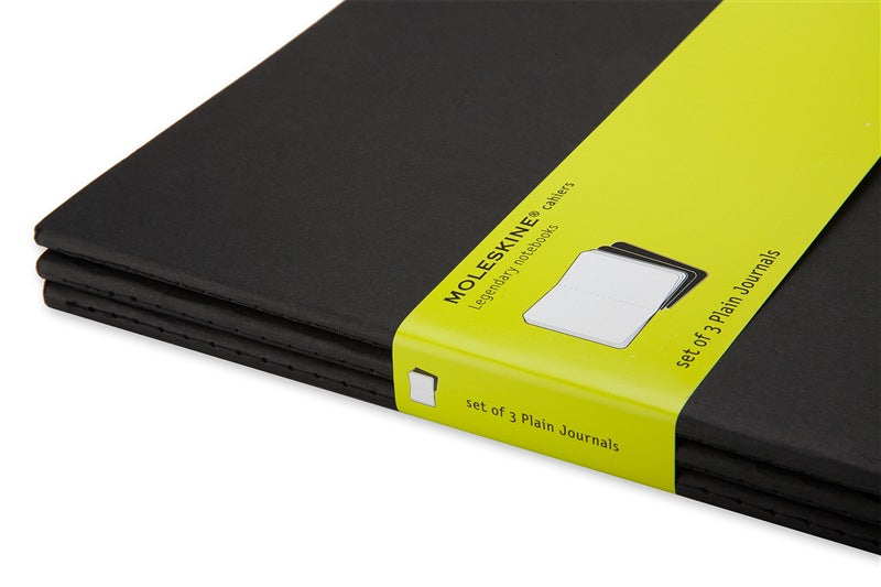 Moleskine Notizbuch – 190 × 250 mm – blanko – 120 Seiten – 70 g/m² – Softcover, abgerundete Kanten, schwarz