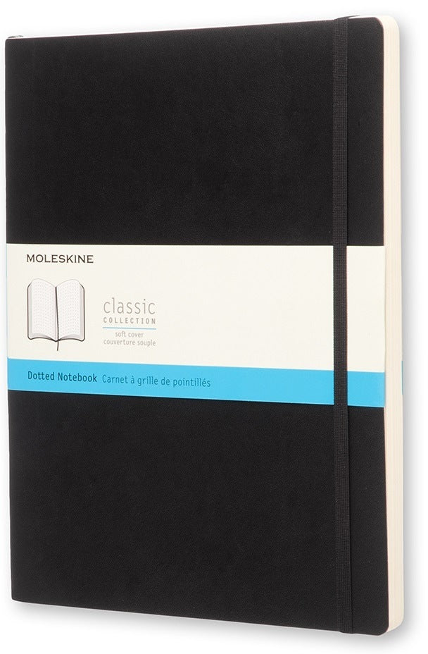 Moleskine Notizbuch Classic Collection, Leimbindung, Softcover, 192 Seiten, 70 g/m² – schwarz