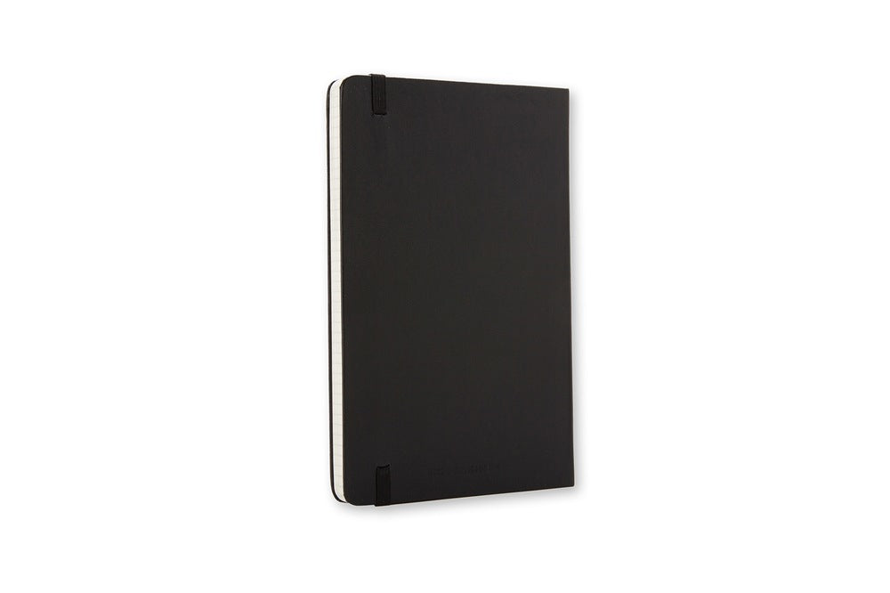 Moleskine Notizbuch, 90 × 140 mm, kariert, Leimbindung, Hardcover, 192 Seiten, 70 g/m² – schwarz