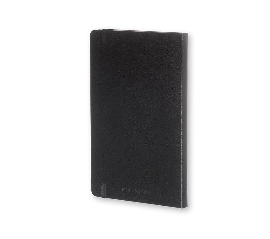 Moleskine Notizbuch – 130 × 210 mm – 240 Blatt – 70 g/m² – Hardcover, Gummiband, Lesezeichenband, schwarz, FSC