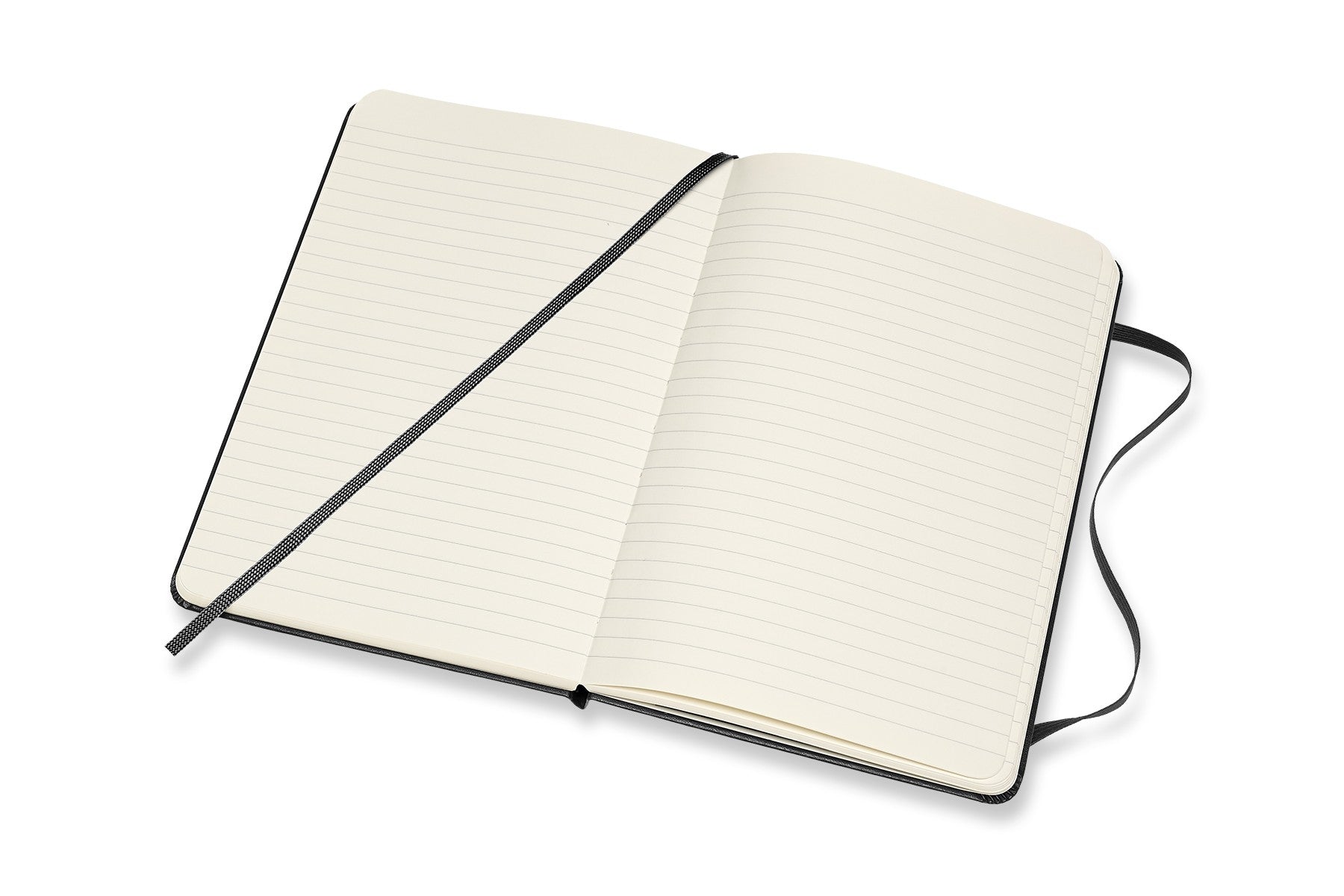 Moleskine Notizbuch – 115 × 180 mm – 70 g/m² – Hardcover, Gummiband, abgerundete Ecken, Schwarz, FSC