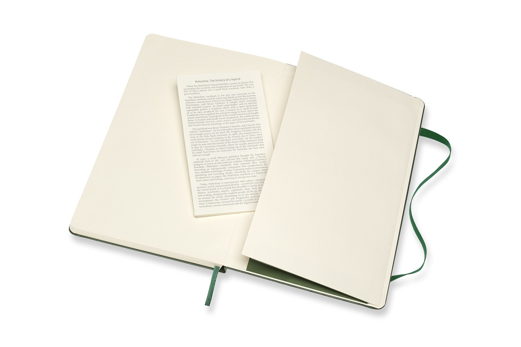 Moleskine Notizbuch – 130 × 210 mm – liniert – 70 g/m² – Hardcover – Myrtengrün – FSC
