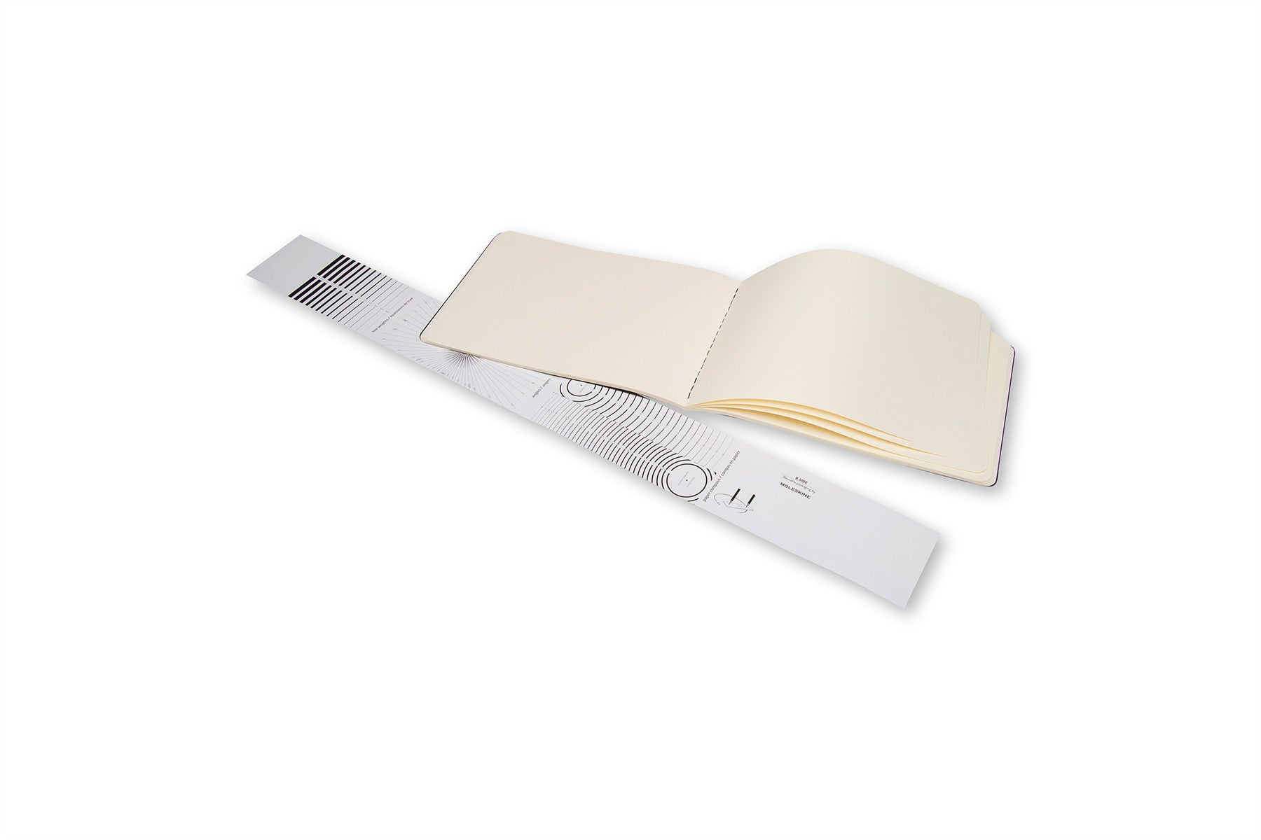 Moleskine Skizzenbuch, 13 × 21 cm, 120 g/m², 88 Seiten, schwarz, säurefrei