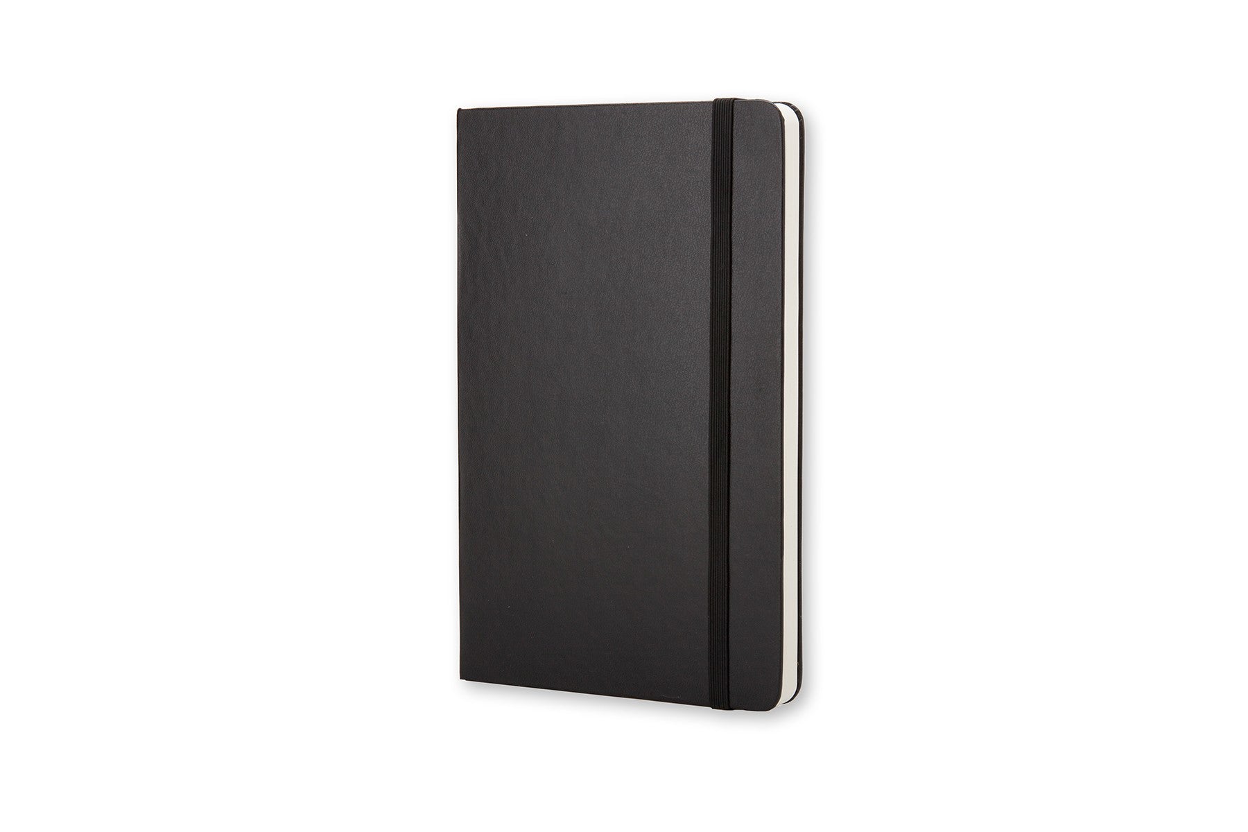 Moleskine Notizbuch – 130 × 210 mm – 240 Seiten – 70 g/m² – Hardcover, Gummiband, Einstecktasche, Schwarz, FSC