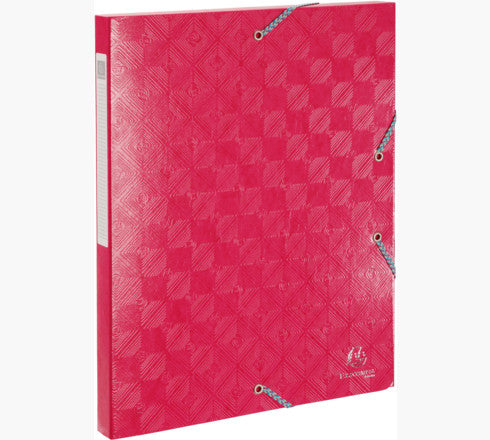 Exacompta Archivschachtel – für A4, Rücken 40 mm, 350 Blatt, Blau/Grün/Rot/Türkis, Karton, 4 Stück