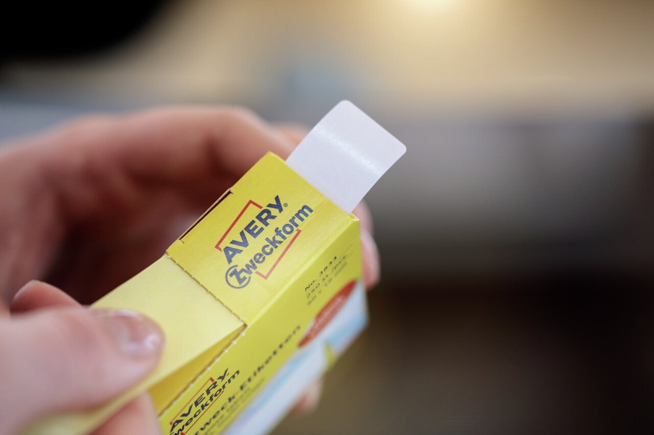 AVERY Zweckform Haftetiketten – Ø 10 mm, permanent, gelb, 1 Rolle (800 Stk.)