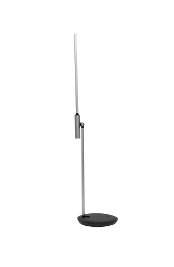 MAUL LED Tischleuchte Rubia Colour Vario – USB, dimmbar – 3000–6000 K – 340 lm 6 W – Silber, Aluminium