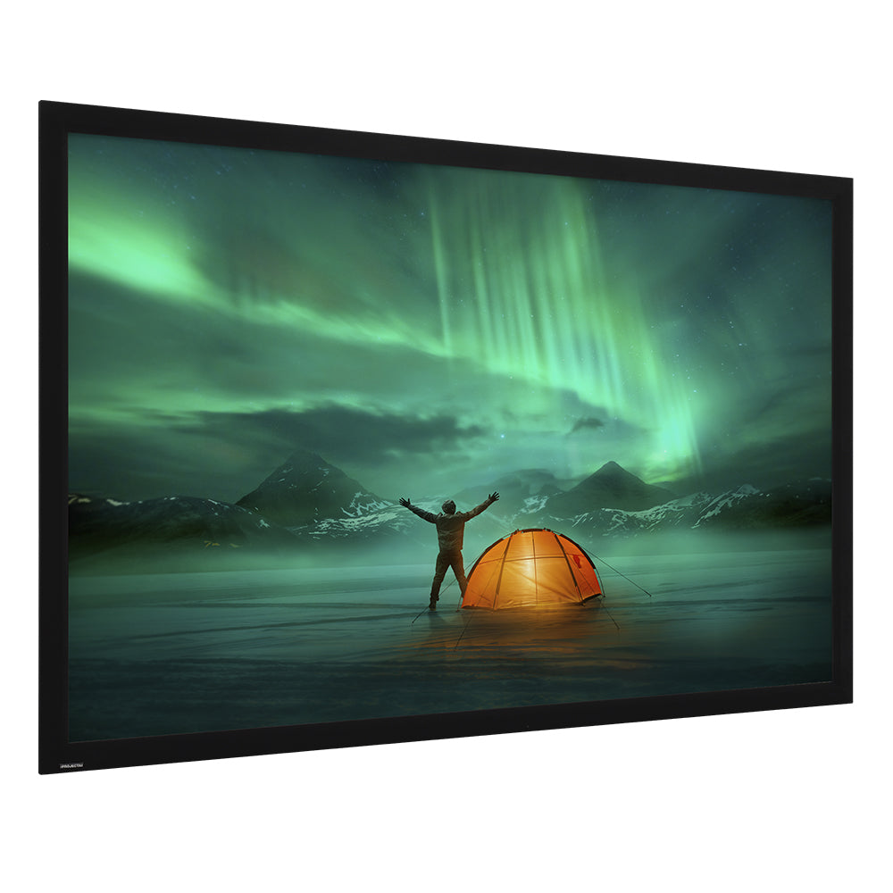 Da-Lite HomeScreen Deluxe – Leinwand Rahmen, 16:9, 276 × 162 cm (113″), Mattweiss