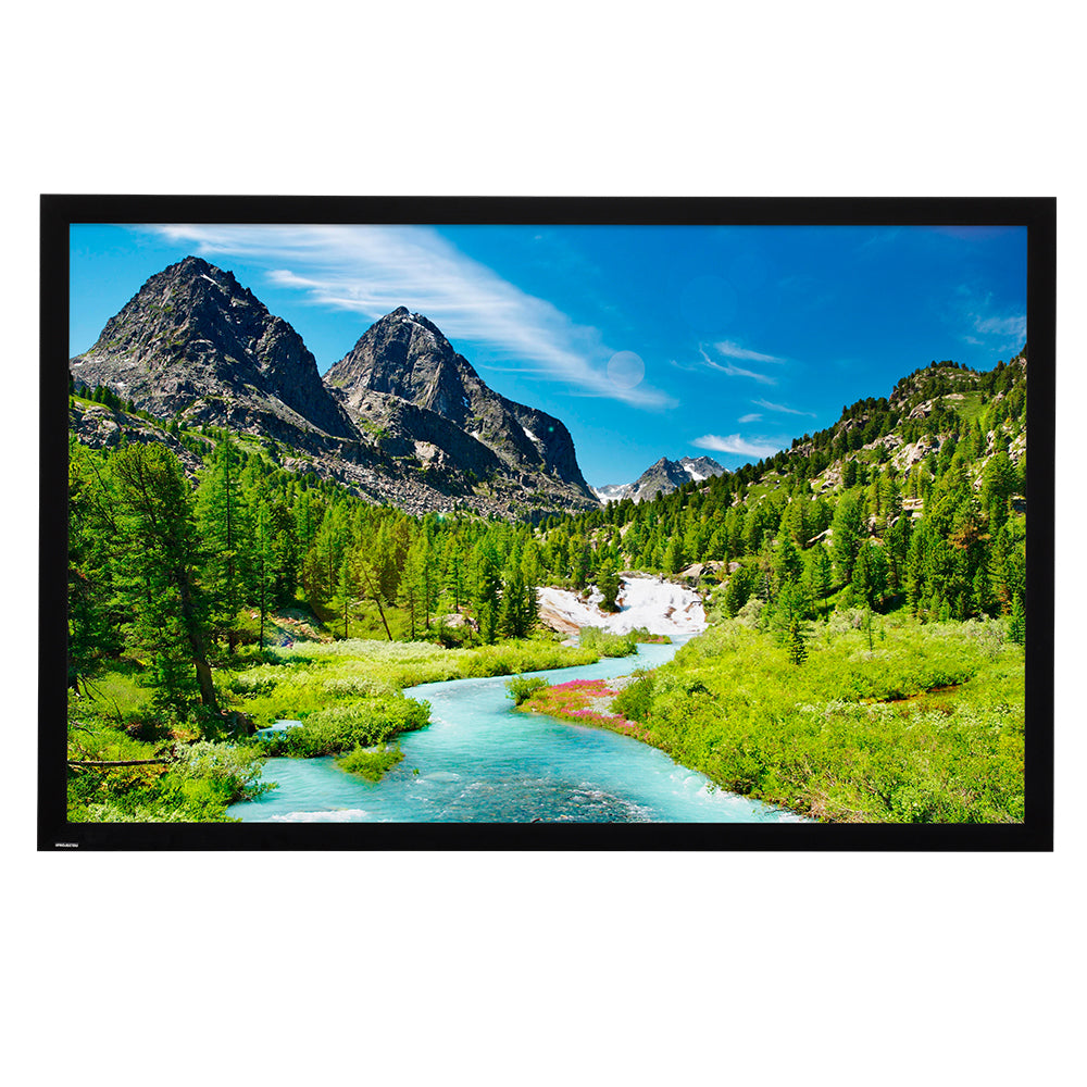 Da-Lite HomeScreen Deluxe – Leinwand Rahmen, 16:10, 450 × 281 cm (209″), schwarz