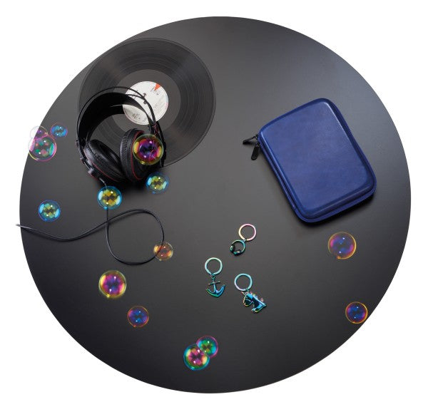 TROIKA Kulturbeutel – 1,5 l – Blau – Kunstleder – CBO25-BL