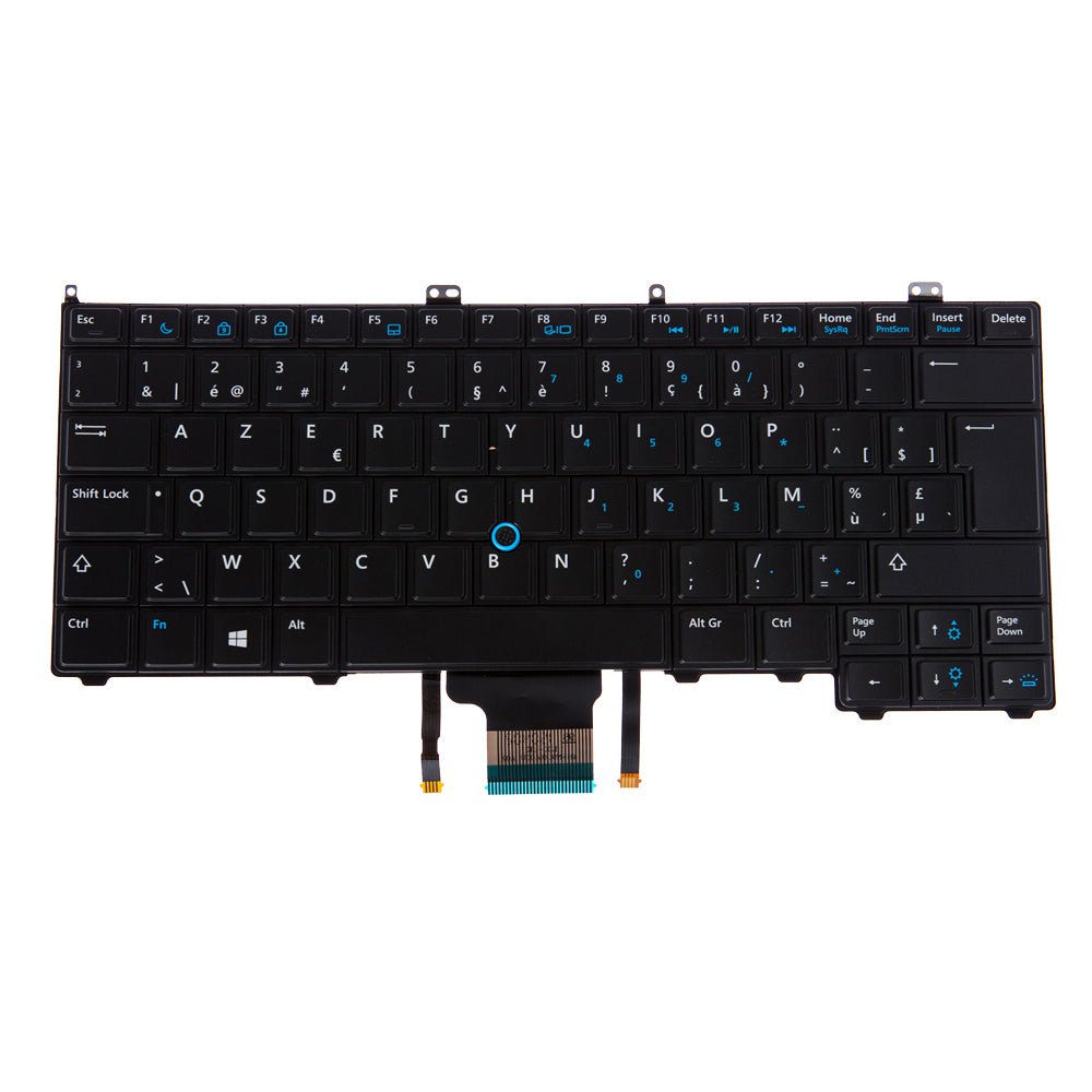 Origin Storage Notebook-Ersatztastatur – AZERTY (BE) – beleuchtet – für Dell Latitude 7280