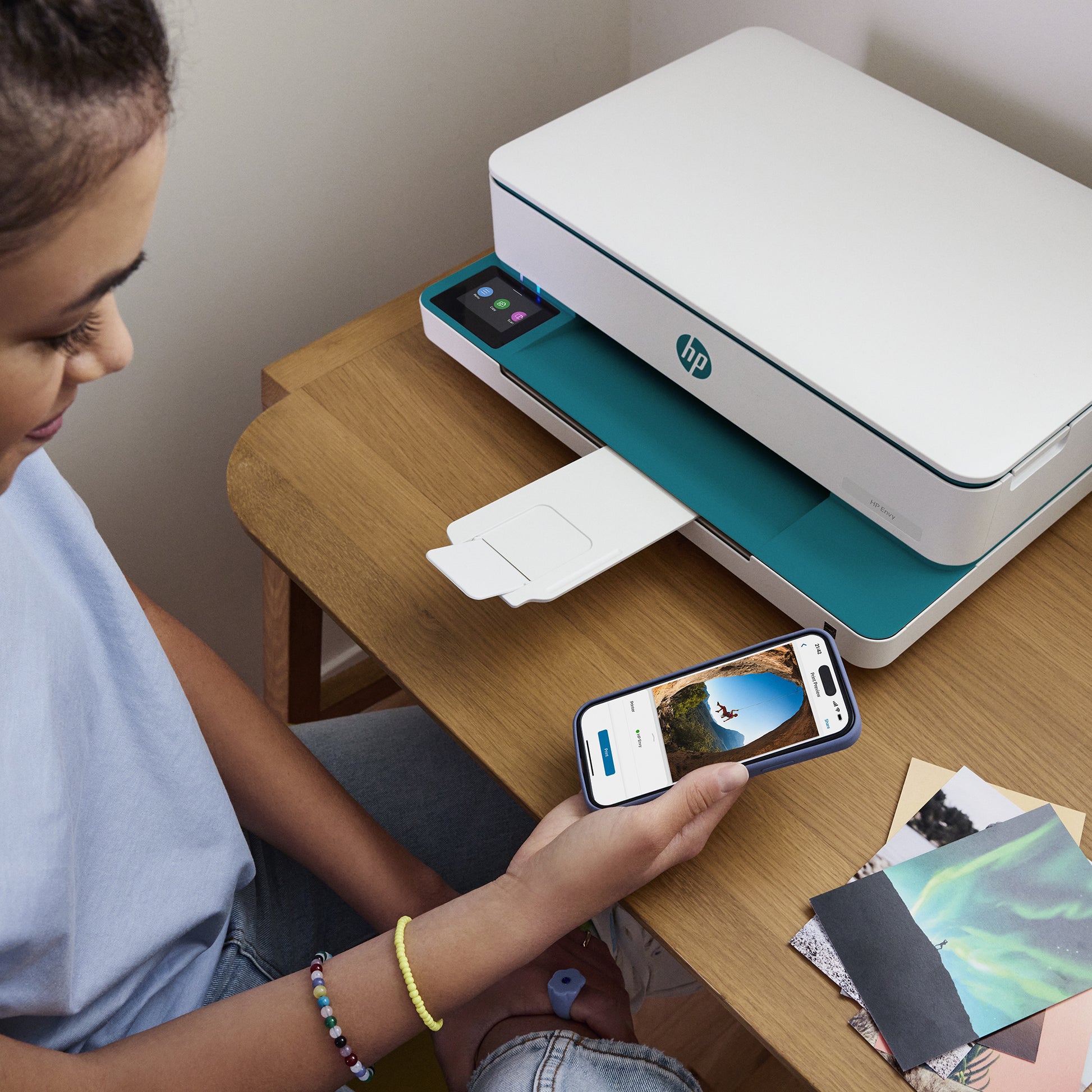 HP Envy 6122E Wireless – Farbtintenstrahl-Multifunktionsdrucker, A4, 3-in-1, Duplex, WLAN, AirPrint, Mopria