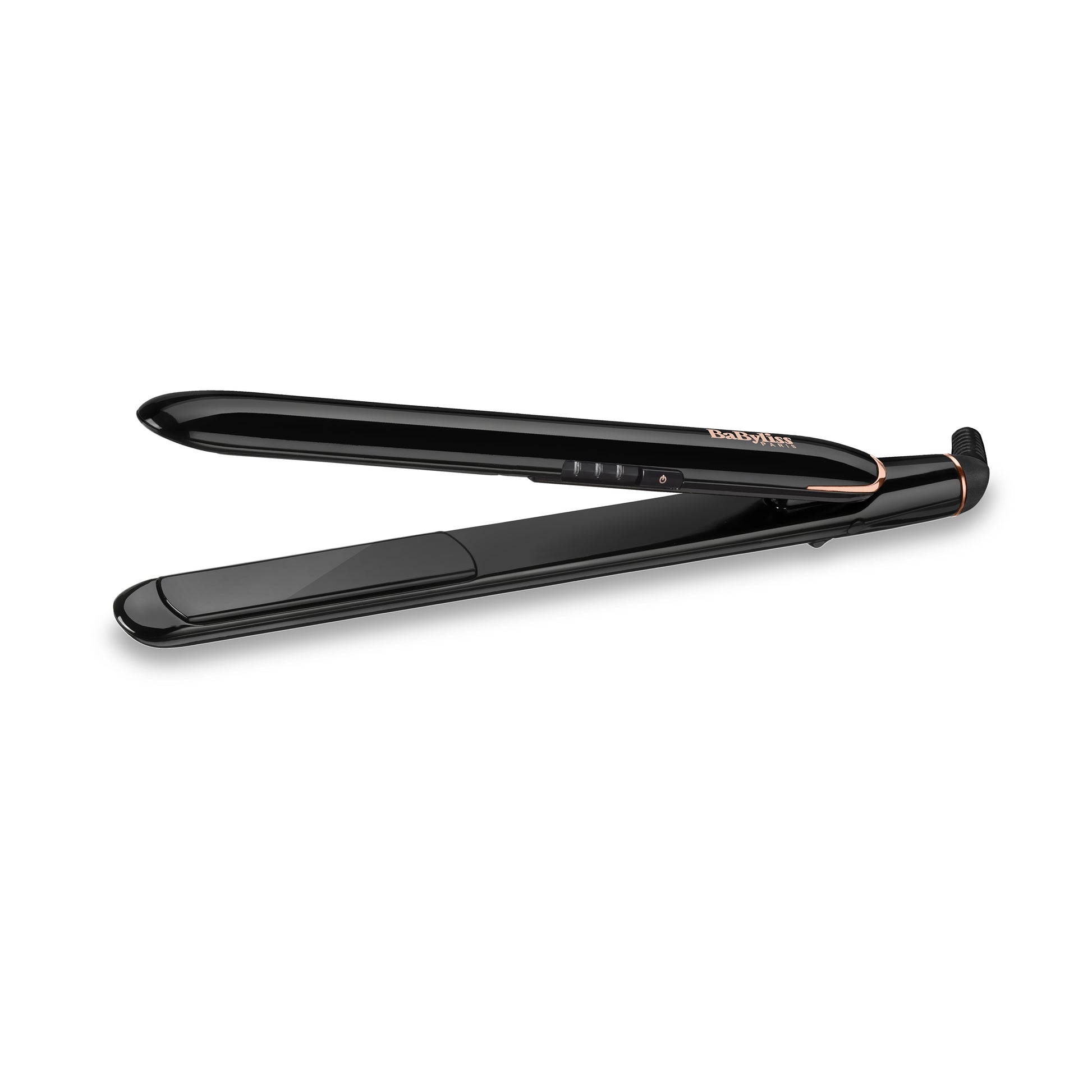 BaByliss Glätteisen Smooth Finish 230 – 180–230 °C, 30 s Aufwärmzeit, Keramikplatten, Schwarz