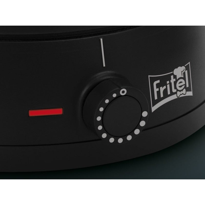 Fritel Fondue-Set FO2470 – Edelstahl, 1,5 l, 8 Personen, elektrisch – schwarz