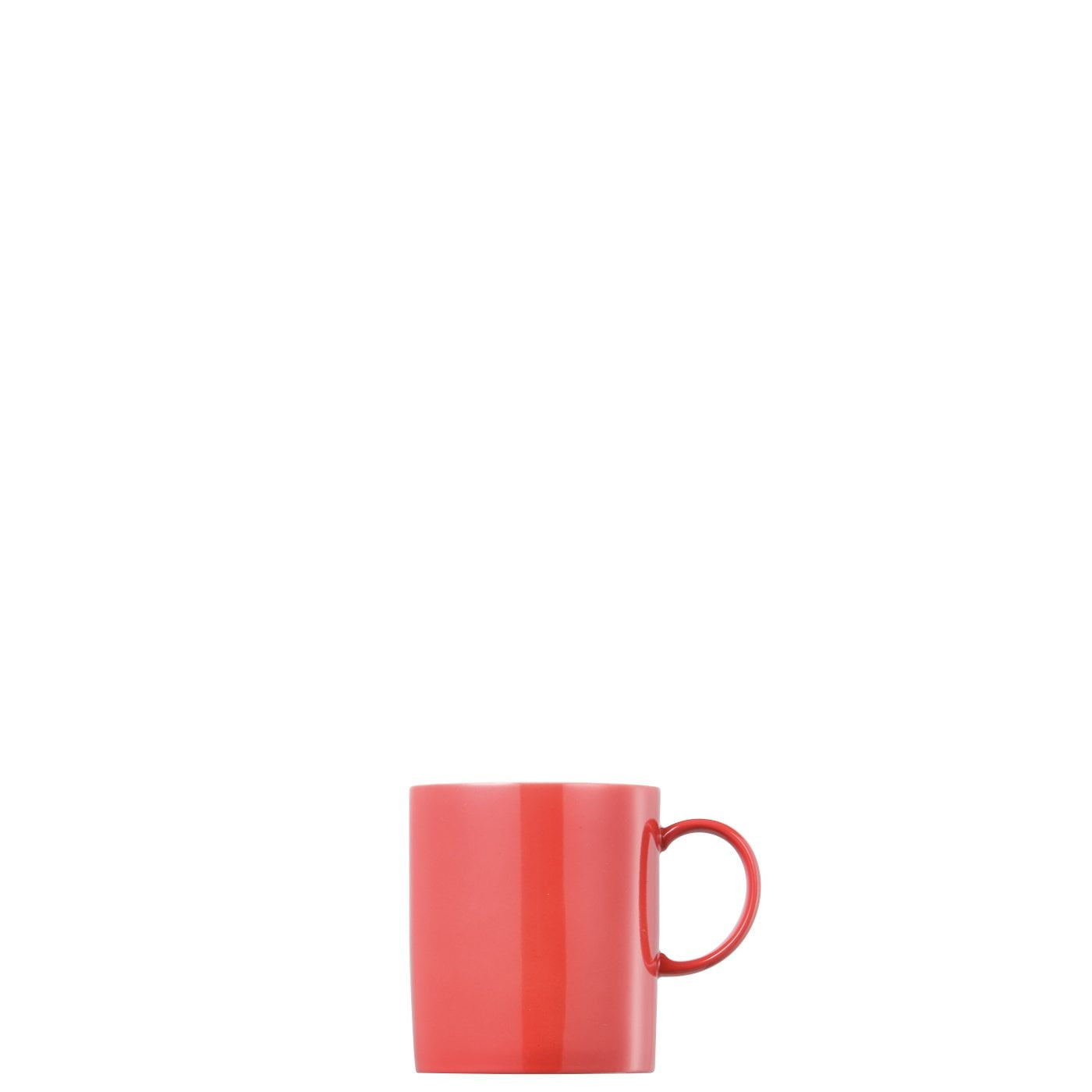 Thomas Kaffeetasse Sunny Day – 300 ml, Ø 7,7 cm, Porzellan, Rot, mit Henkel