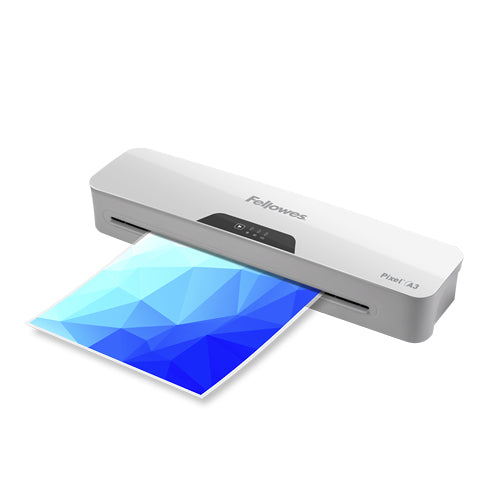 Fellowes PIXEL Laminiergerät A3 – Kaltlaminierer, bis 125 µm, 2 Rollen, 300 mm/min, weiss