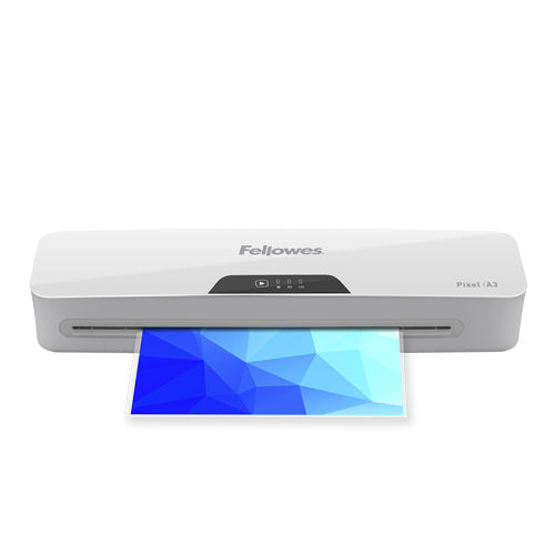 Fellowes PIXEL Laminiergerät A3 – Kaltlaminierer, bis 125 µm, 2 Rollen, 300 mm/min, weiss