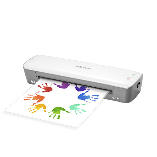 Fellowes Ion Laminiergerät A4 – Heisslaminator, bis 125 µm, 2 Rollen, 300 mm/min