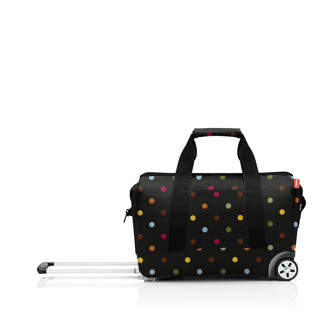 Reisenthel Allrounder Trolley – Reisetasche, 30 l, 2 Rollen, Polyester, Punktmuster Motiv, Mehrfarbig