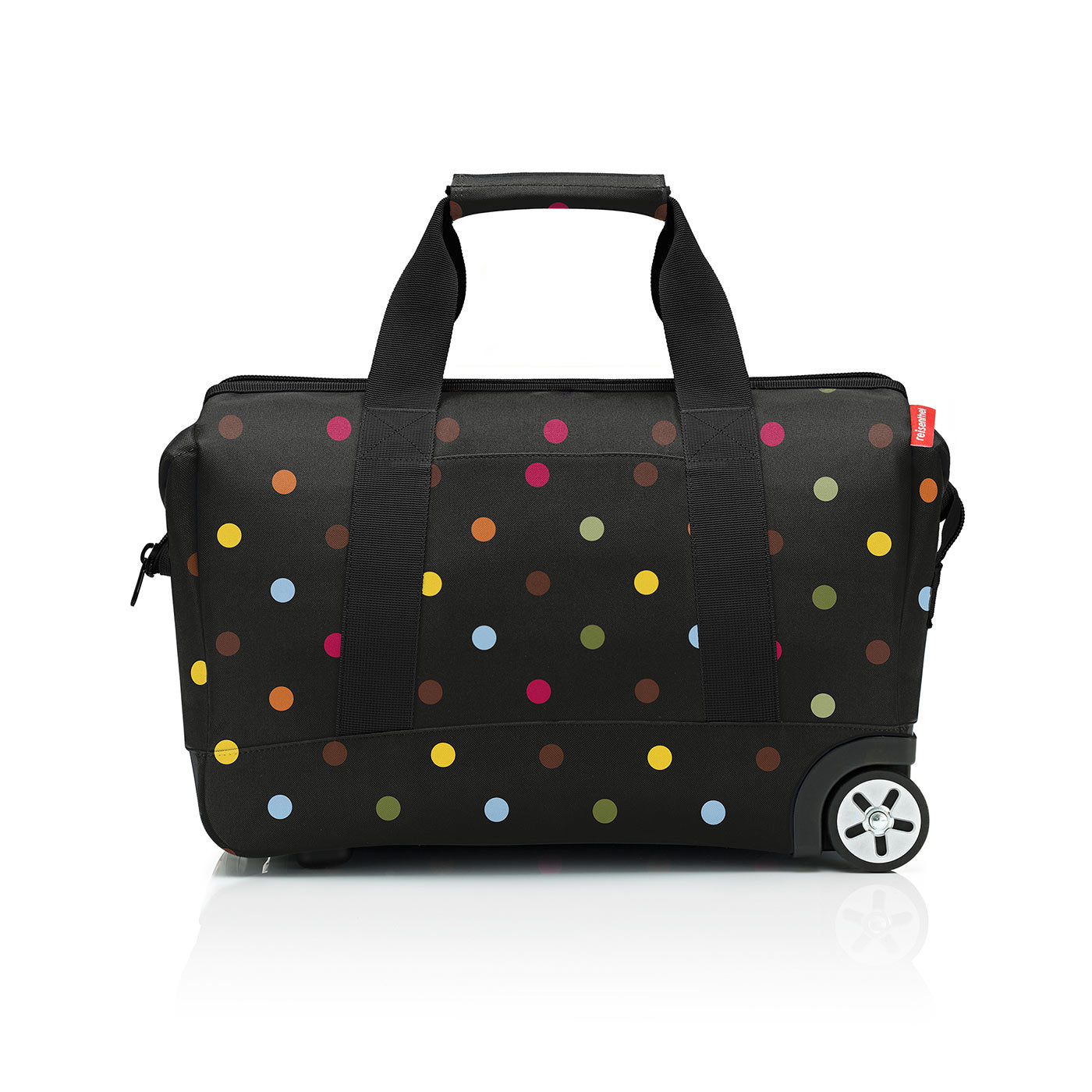 Reisenthel Allrounder Trolley – Reisetasche, 30 l, 2 Rollen, Polyester, Punktmuster Motiv, Mehrfarbig