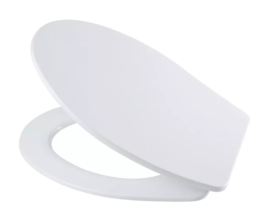 Diaqua WC-Sitz – Duroplast, weiss, verlängert, mit Deckel, 37 × 45,8 cm