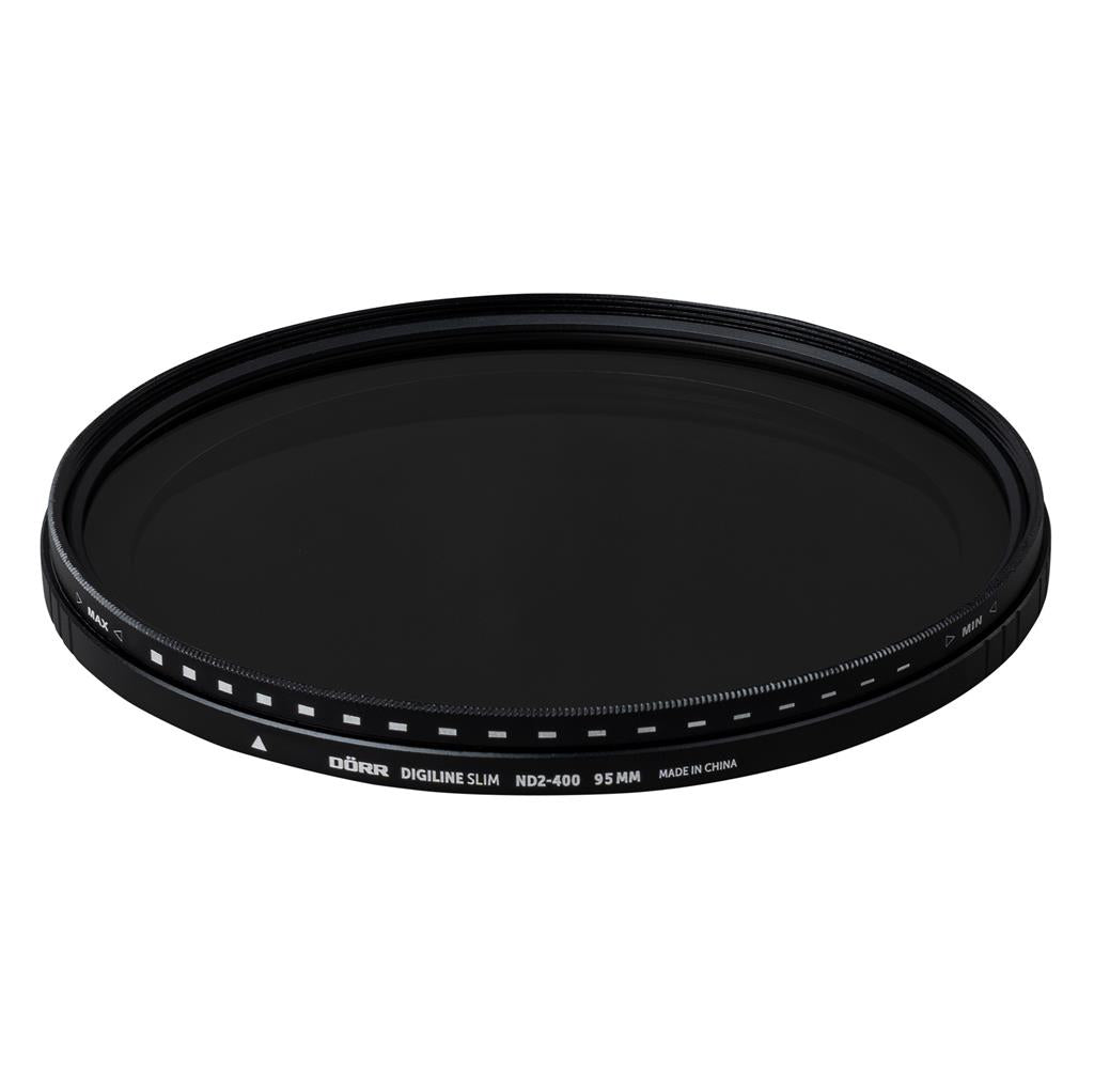 Dörr Digiline Slim Variabler Graufilter ND2–400, 95 mm – 1–8,5 Stopp – Schwarz
