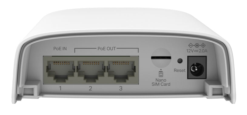 TP-Link ER703WP-4G Outdoor WLAN-Router – 4G Cat6, Wi-Fi 6 (AX3000), Dual-Band, 3× Gigabit (PoE In/Out)