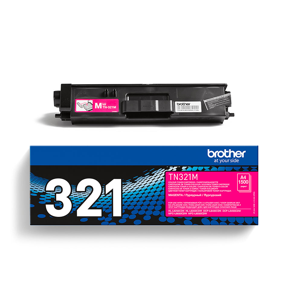 Brother Toner TN-321M – magenta, 1500 Seiten – für Brother HL-L8250CDN/HL-L8350CDW