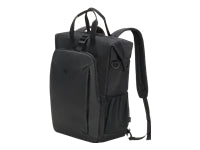 DICOTA Notebook-Rucksack bis 15,6" – Tablet-Fach, aus recyceltem PET – Schwarz
