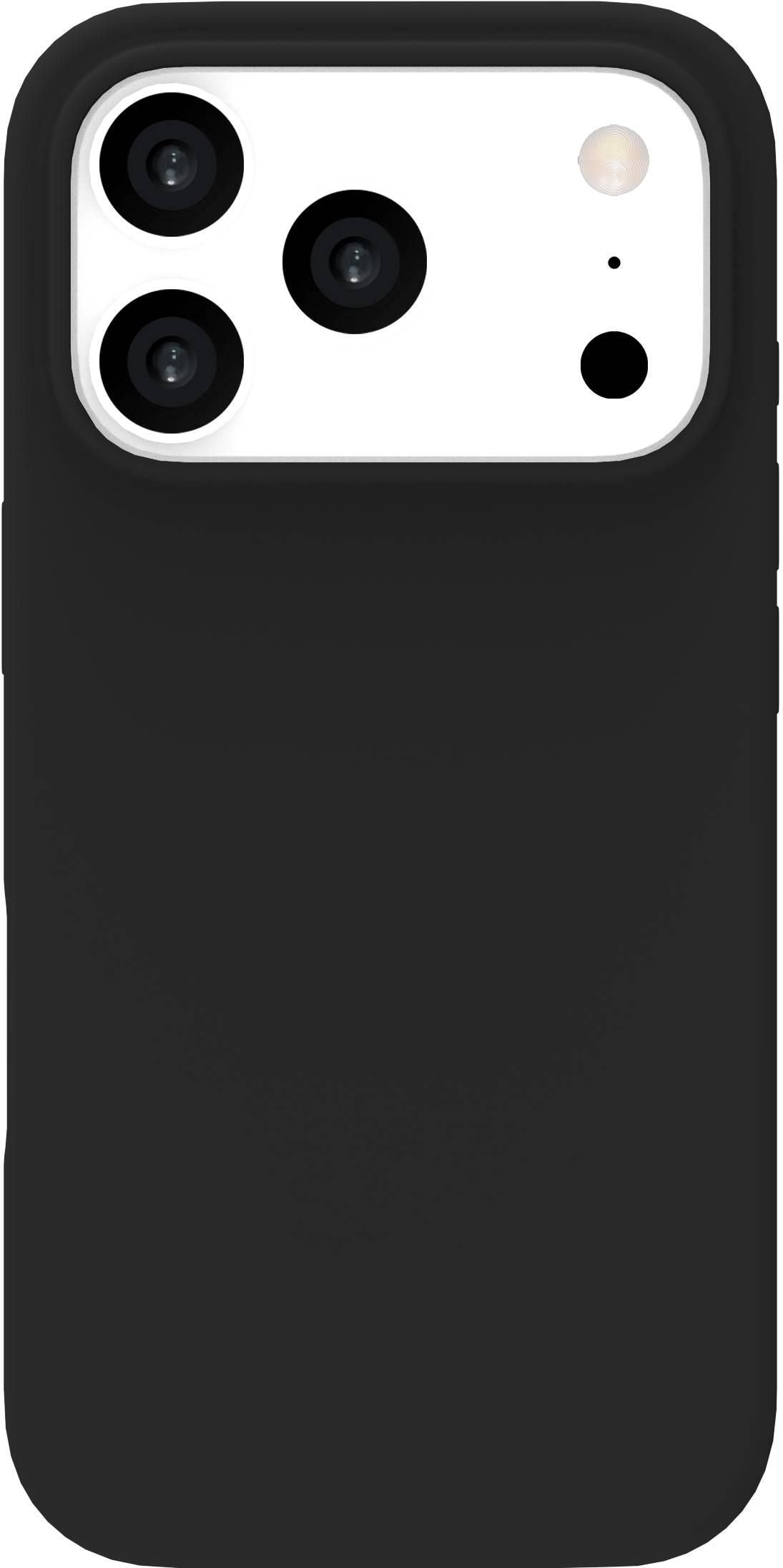 eSTUFF INFINITE ROME (GRS) – Backcover – für Apple iPhone 17 Pro – PC+Silikon, Schwarz, bis 2 m sturzsicher