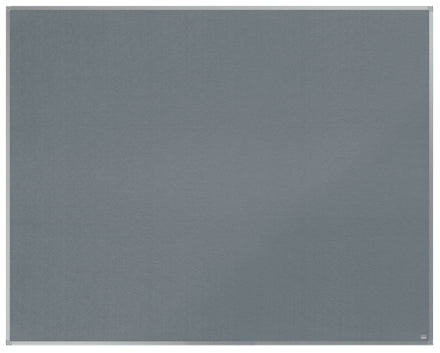 Nobo Pinnwand – Filz, Alurahmen – 150 × 120 cm, Grau, Essence