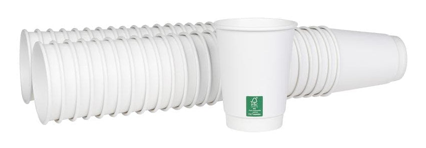 Furber. Furber Becher, Papier für Heissgetränke – 4 dl – FSC – 50 Stk.