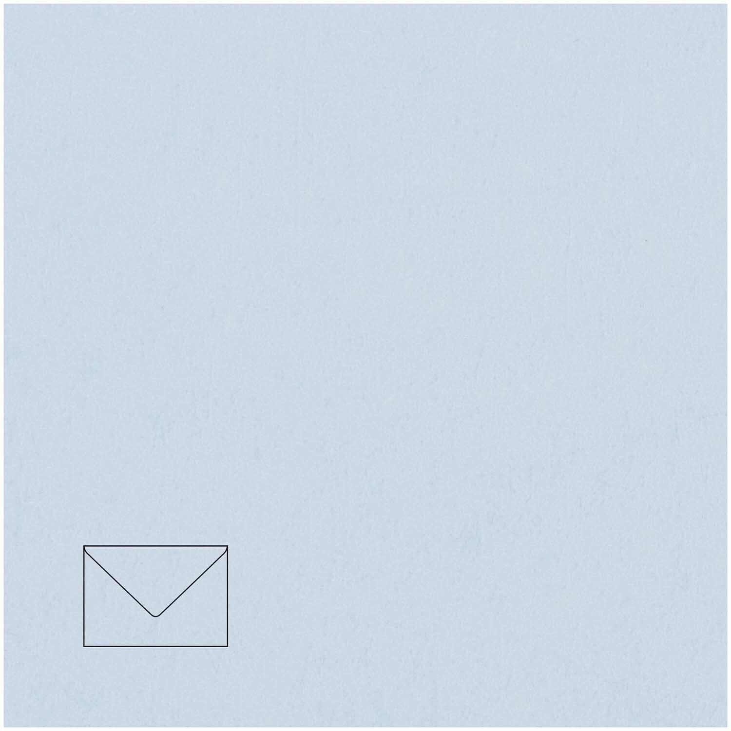 Rico Design Couvert C6, ohne Fenster, hellblau, 100 g/m² – 50 Stk.