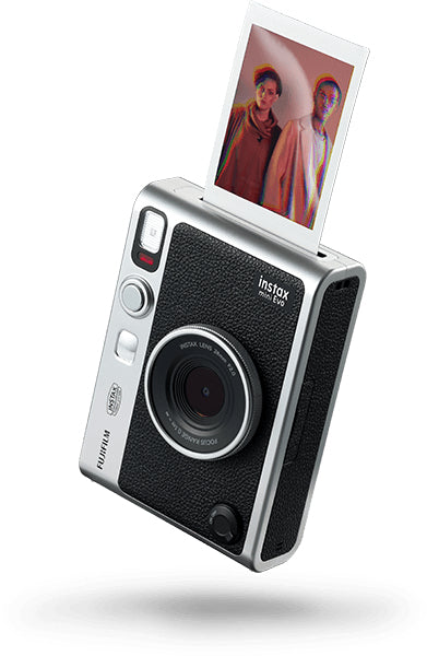 Fujifilm Instax Mini Evo – Hybrid-Sofortbildkamera Instax Mini, schwarz