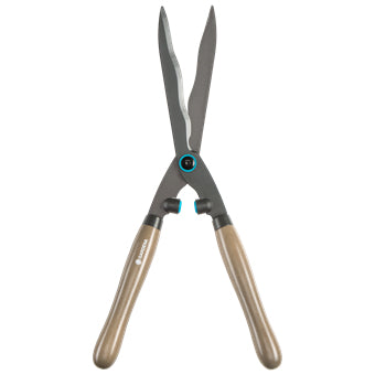 Gardena NatureCut – Heckenschere 230 mm, Holzgriff (FSC 100%), Bypass, Sicherheitssperre