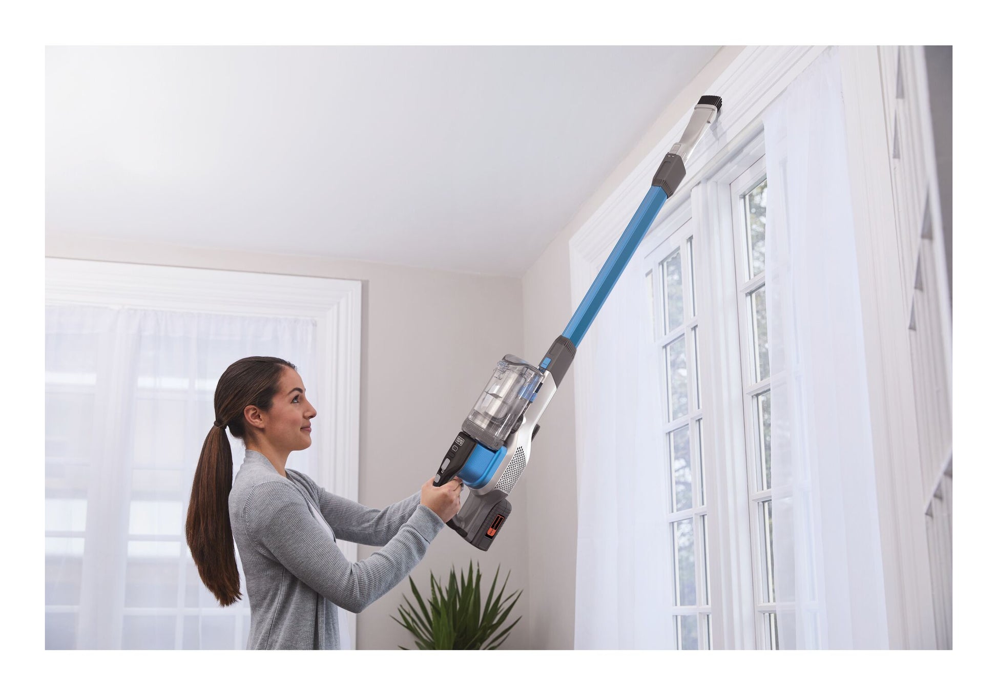 Black & Decker BLACK+DECKER Akkustaubsauger – 72 Wh, 0,8 l, Akkubetrieb, 3 Stufen