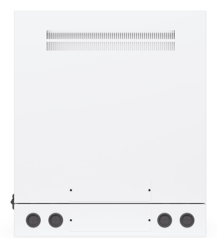 Ubiquiti UACC-Rack-12U-Wand-SW-G – 19" Wandverteiler 12U, abschliessbar, 600 × 703 × 639 mm, weiss, Stahl