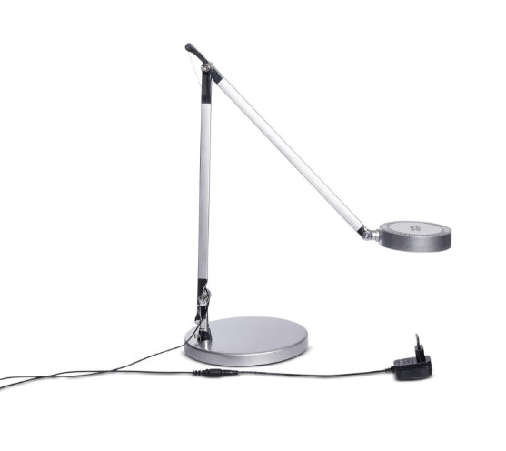 MAULgrace Tischleuchte – 3000–6500 K, dimmbar, Touchfeld, 300 lm, silber