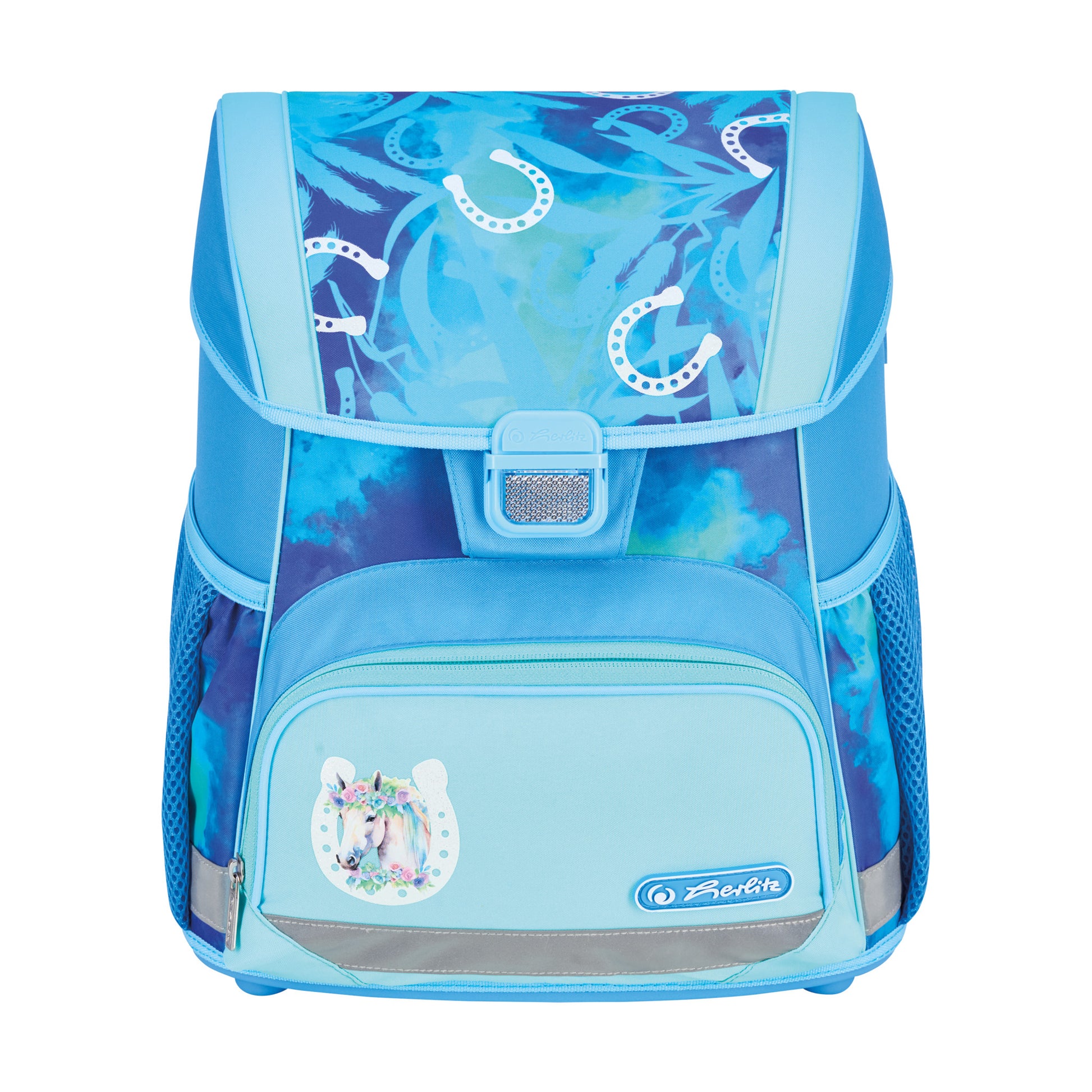 Herlitz Loop Plus – Schulrucksack-Set, Lucky Horse, 17 l, 31×37×22 cm