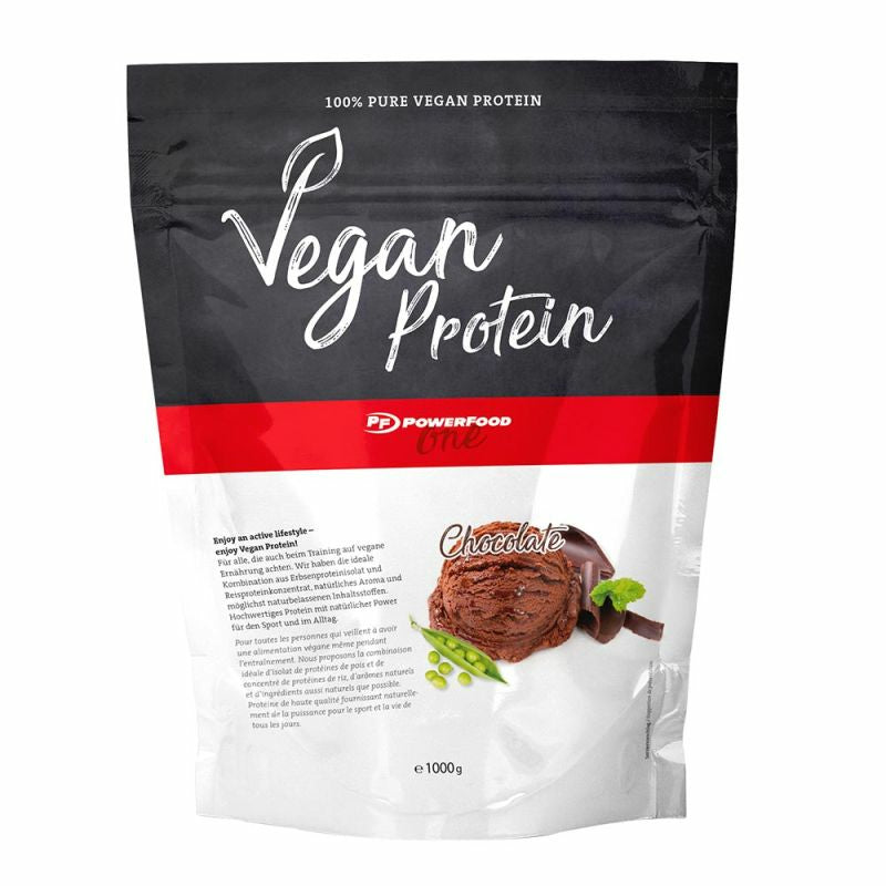 PowerFood Protein Pulver Vanille – Vegan – 1 kg
