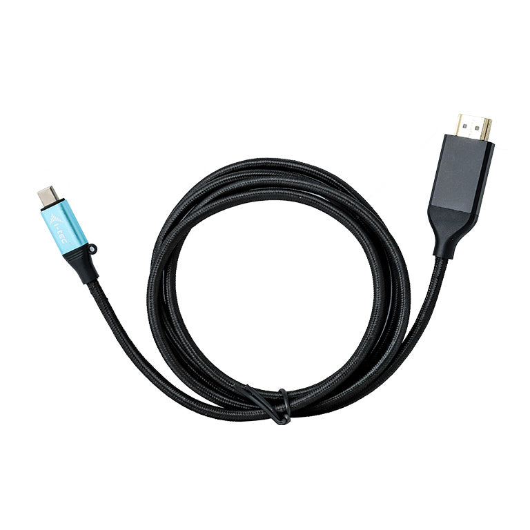 i-tec USB-C (Stecker) auf HDMI (Buchse) Adapter, 4K@60 Hz, 2 m, für Thunderbolt 3