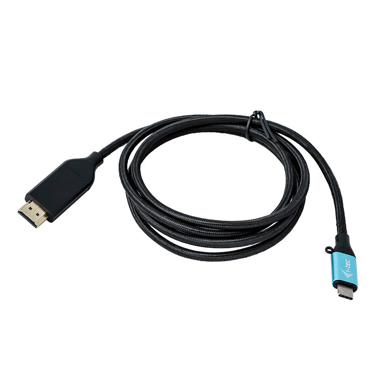 i-tec USB-C (Stecker) auf HDMI (Buchse) Adapter, 4K@60 Hz, 2 m, für Thunderbolt 3