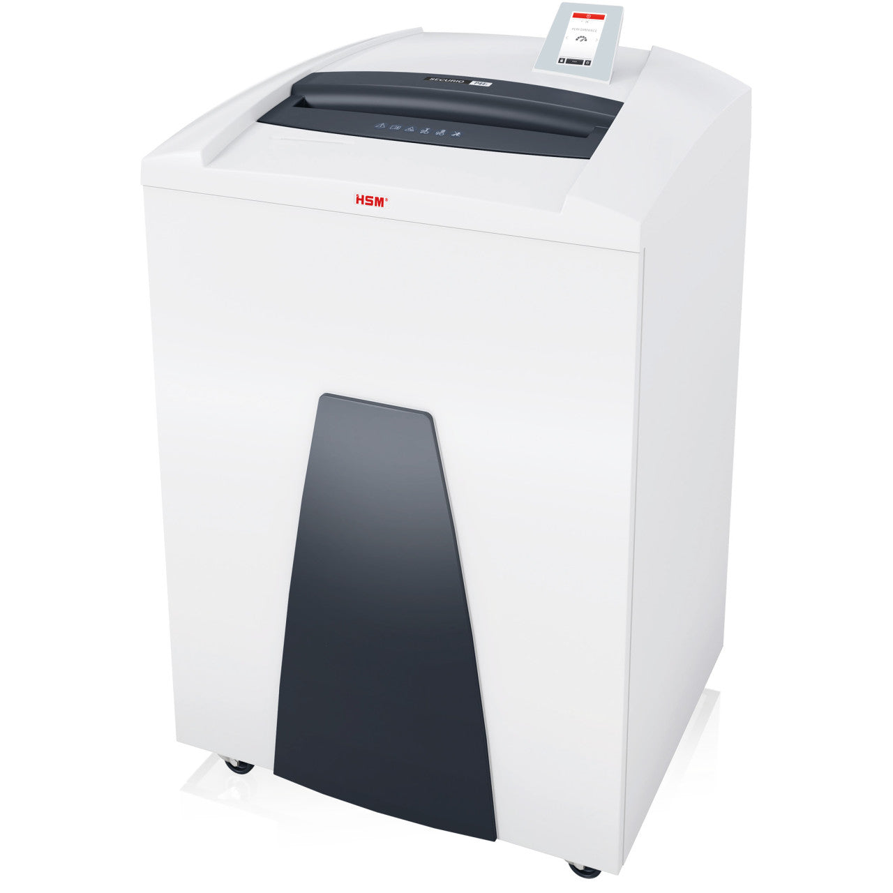 HSM Securio P44i – Aktenvernichter, DIN P-4, Partikelschnitt 3,9 × 40 mm, 205 l