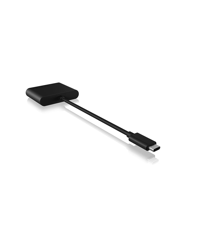 ICY BOX IB-CR301-C3 Kartenleser – CF/SD/microSD, 3 Slots, USB 3.2 Gen 1 (5 Gbit/s, USB-C), Schwarz