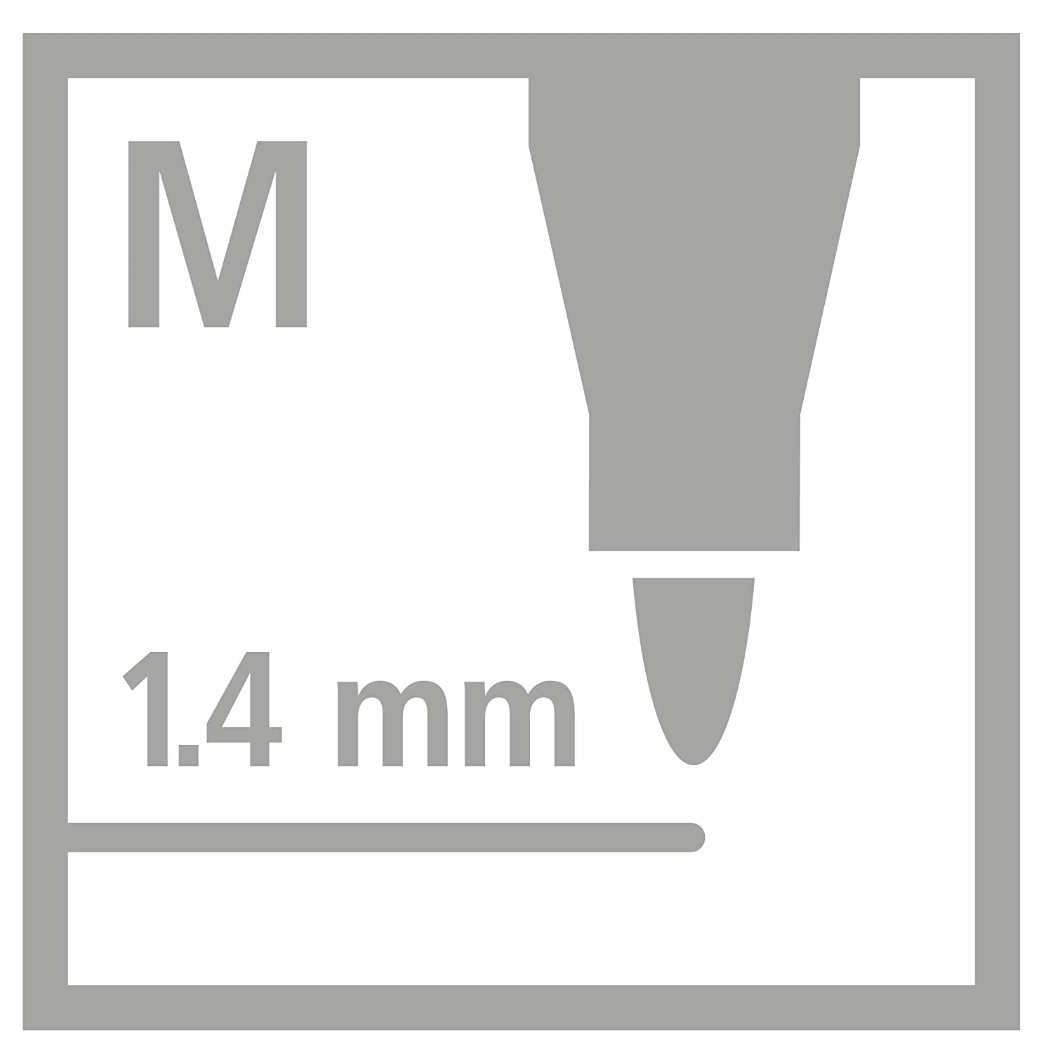 STABILO Filzstifte, Strichbreite 1,4 mm, 8 Farben